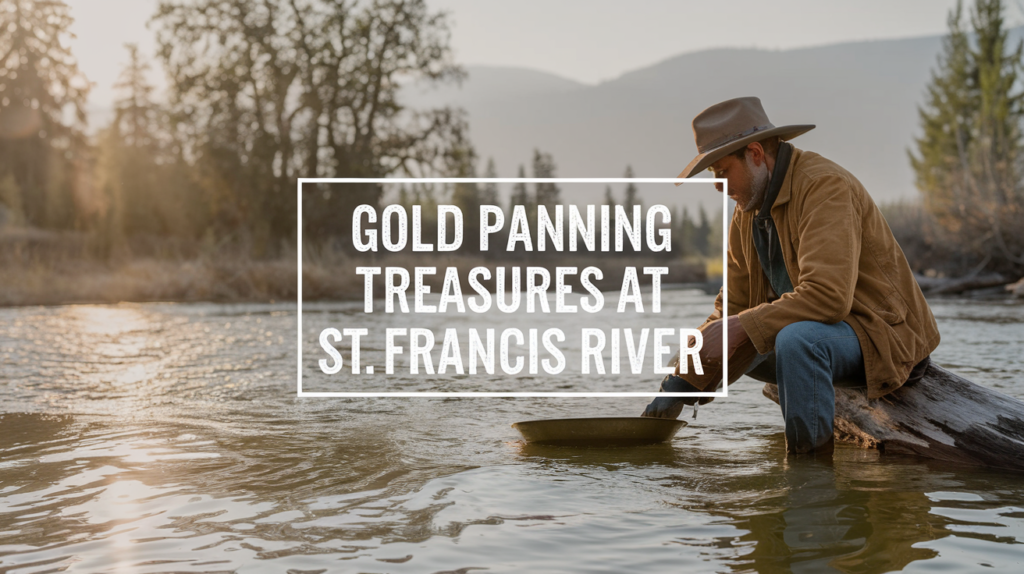 Gold Panning at St. Francis River
