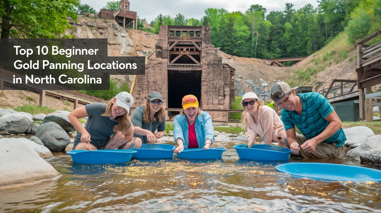 Top 10 Beginner Gold Panning Locations in North Carolina