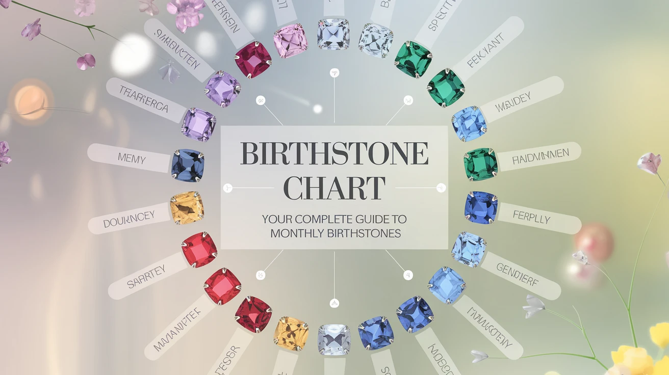 Birthstone Chart: Your Complete Guide to Monthly Birthstones