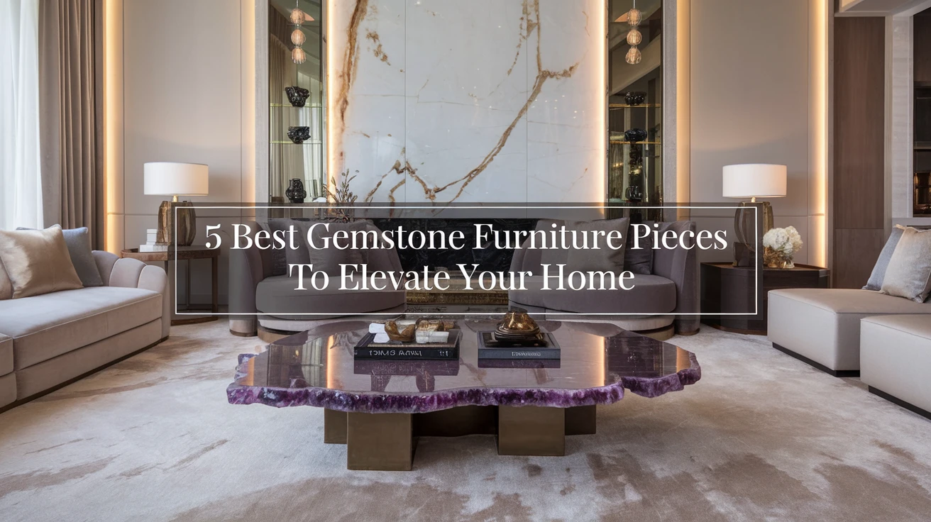 5 Best Gemstone Furniture Pieces to Elevate Your Home