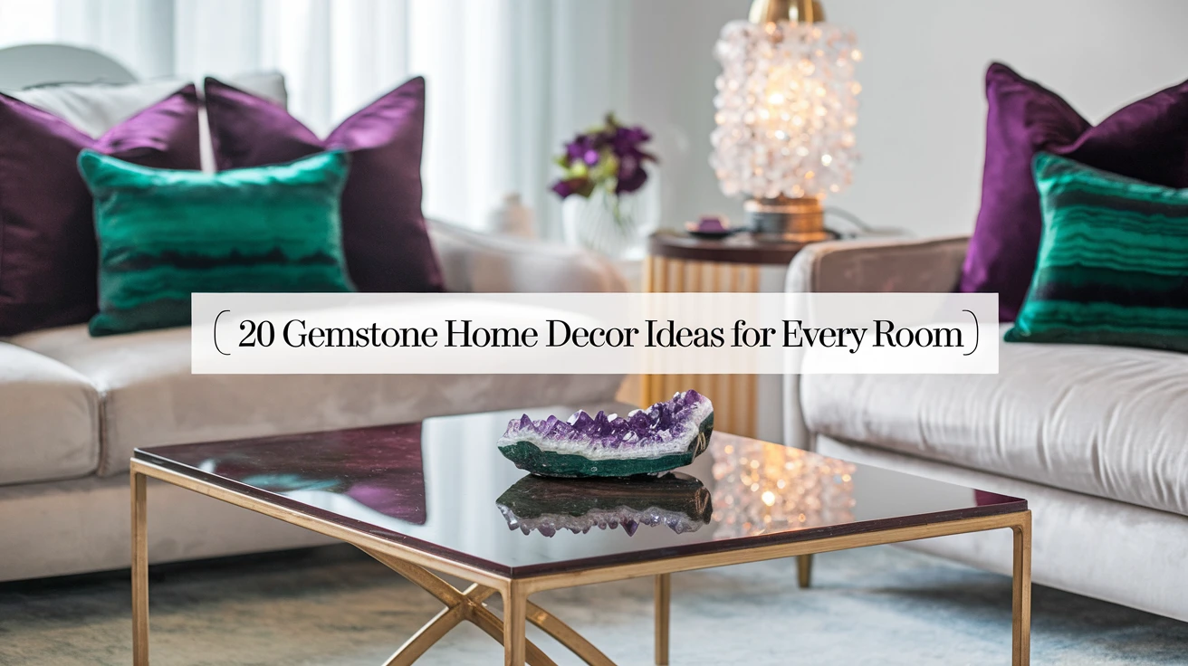20 Gemstone Home Decor Ideas for Every Room