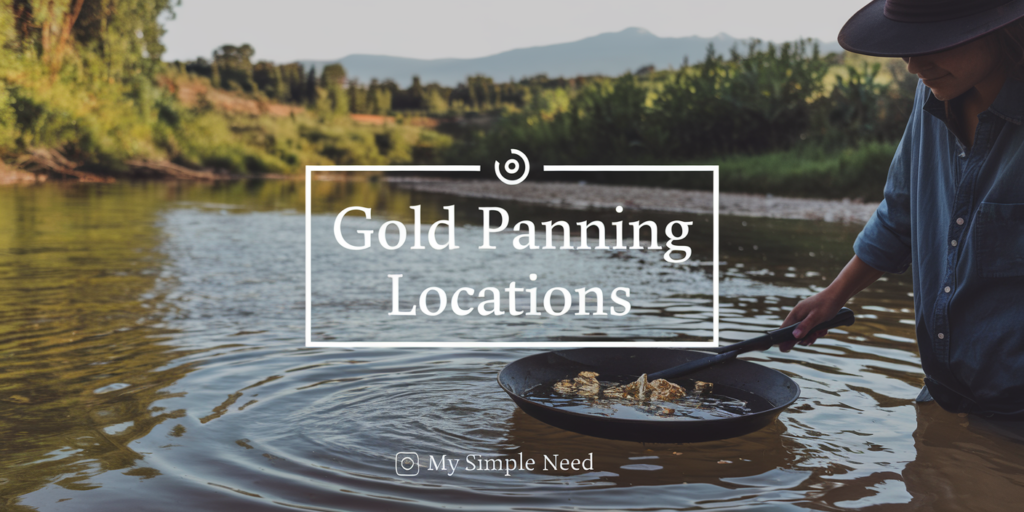 Discover Gold Panning Locations