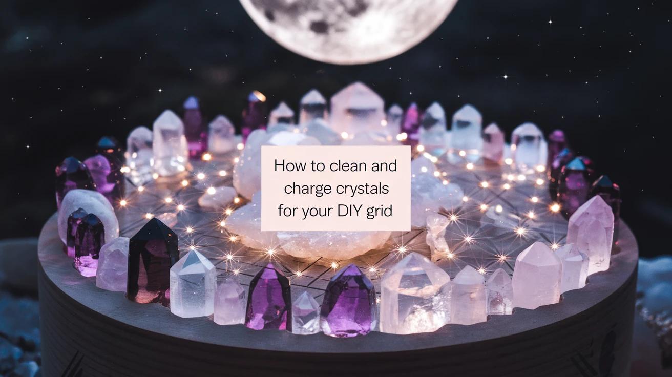 How to Clean and Charge Crystals for Your DIY Grid