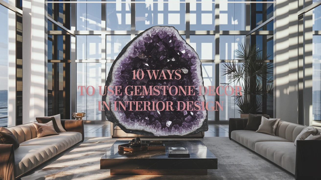 10 Ways to Use Gemstone Décor in Interior Design