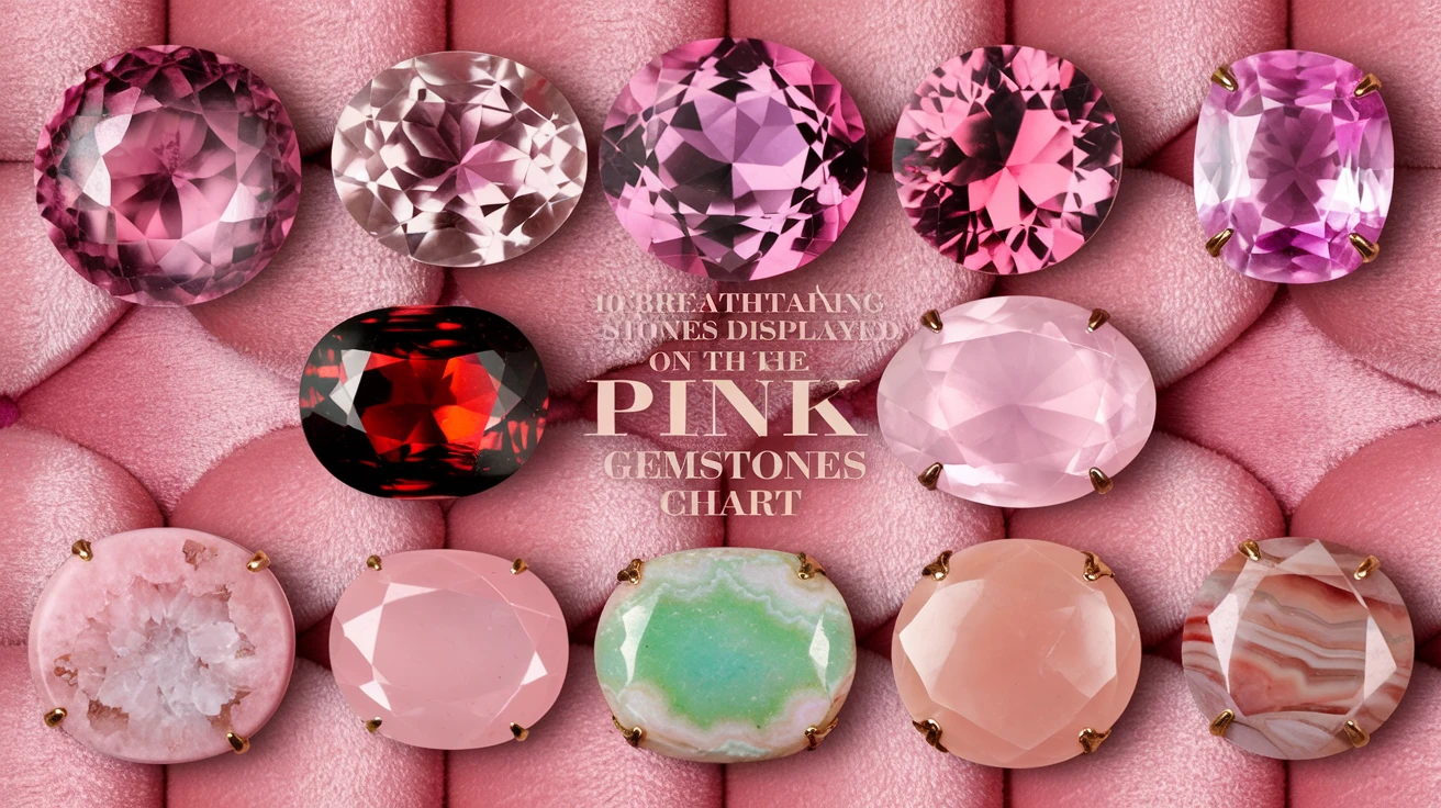 10 Breathtaking Stones Displayed on the Pink Gemstones Chart
