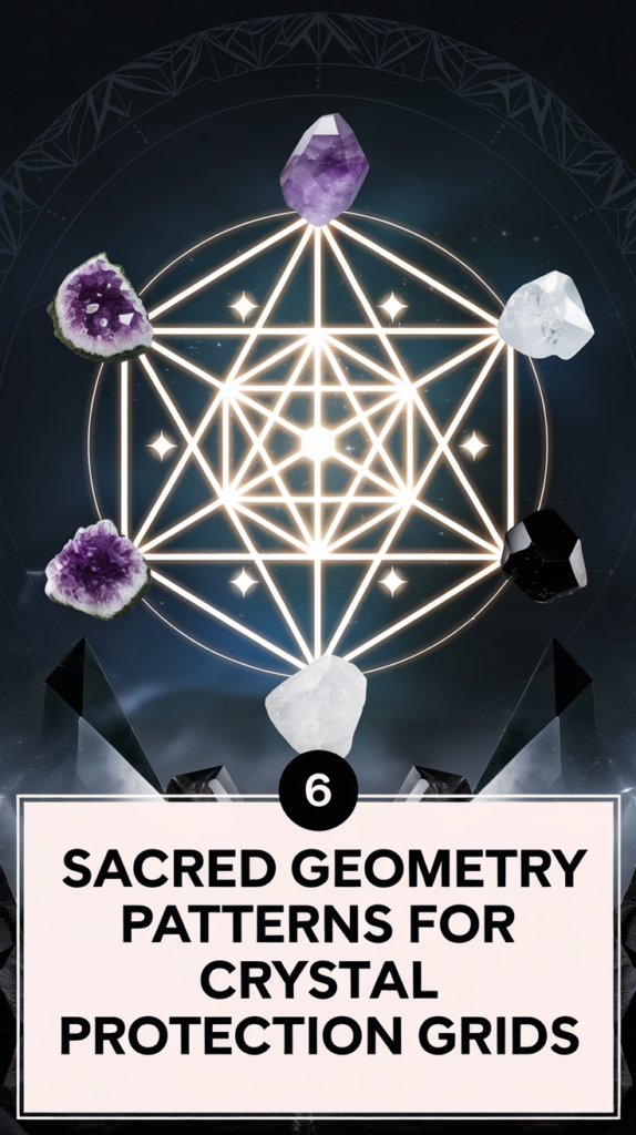6 Sacred Geometry Patterns for Crystal Protection Grids