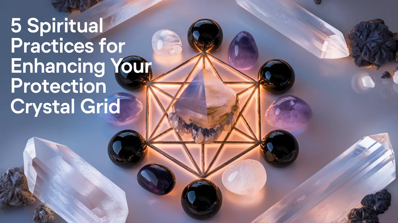 5 Spiritual Practices for Enhancing Your Protection Crystal Grid