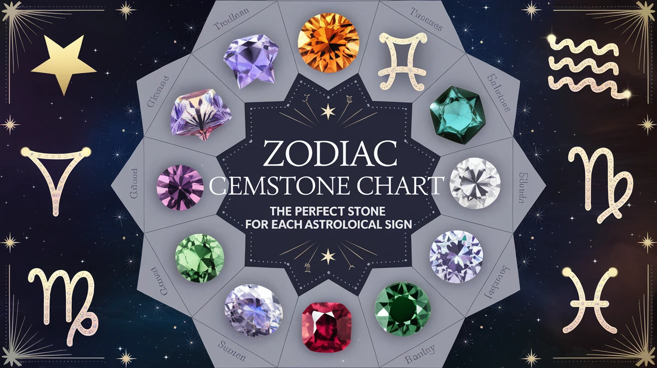 Zodiac Gemstone Chart: The Perfect Stone for Each Astrological Sign