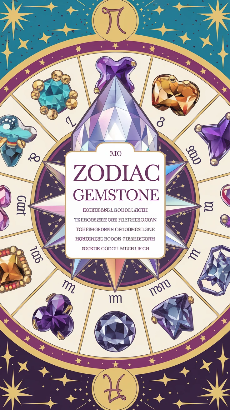 Zodiac Gemstone Chart: The Perfect Stone for Each Astrological Sign