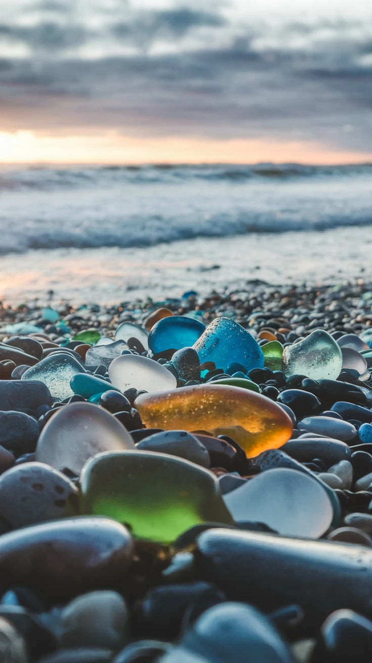 2. Glass Beach, Fort Bragg: Nature's Recycled Gems