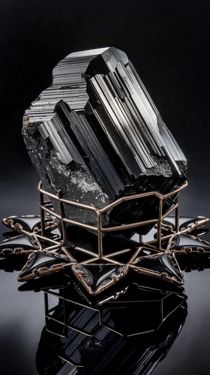 4. Black Tourmaline: The Protection Powerhouse