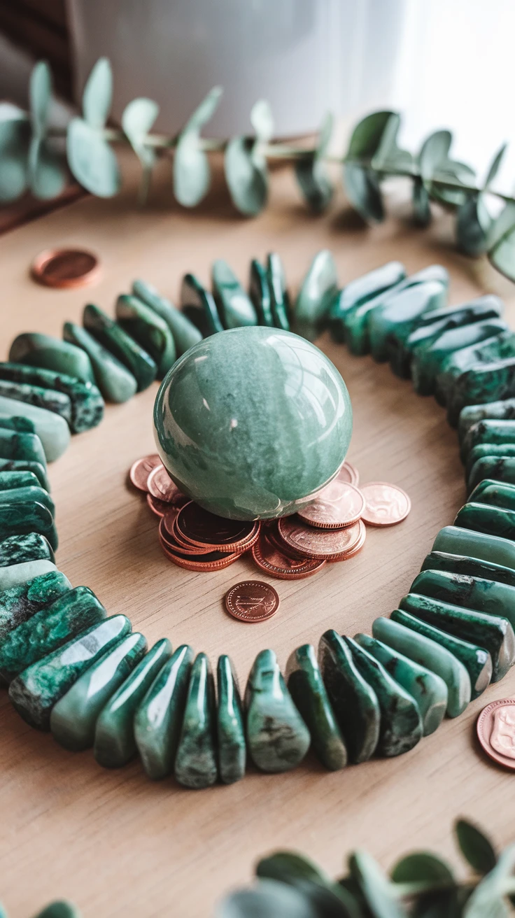 7. Green Aventurine: The Opportunity Magnet
