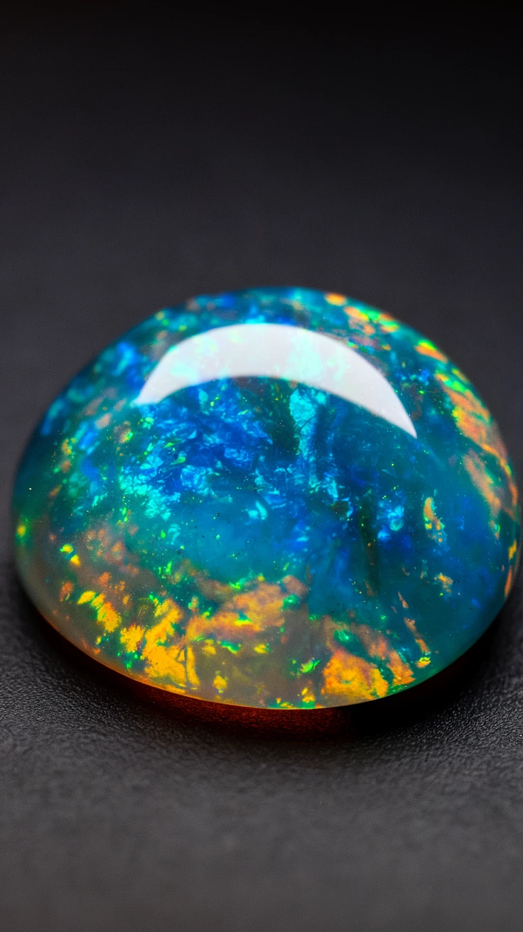 8. Blue Opal: Nature's Canvas
