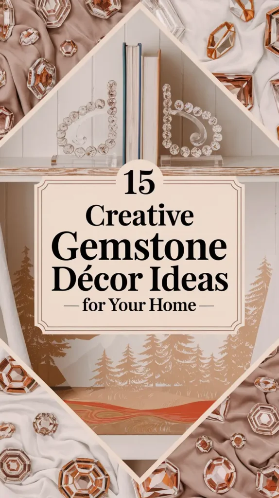 15 Creative Gemstone Décor Ideas for Your Home