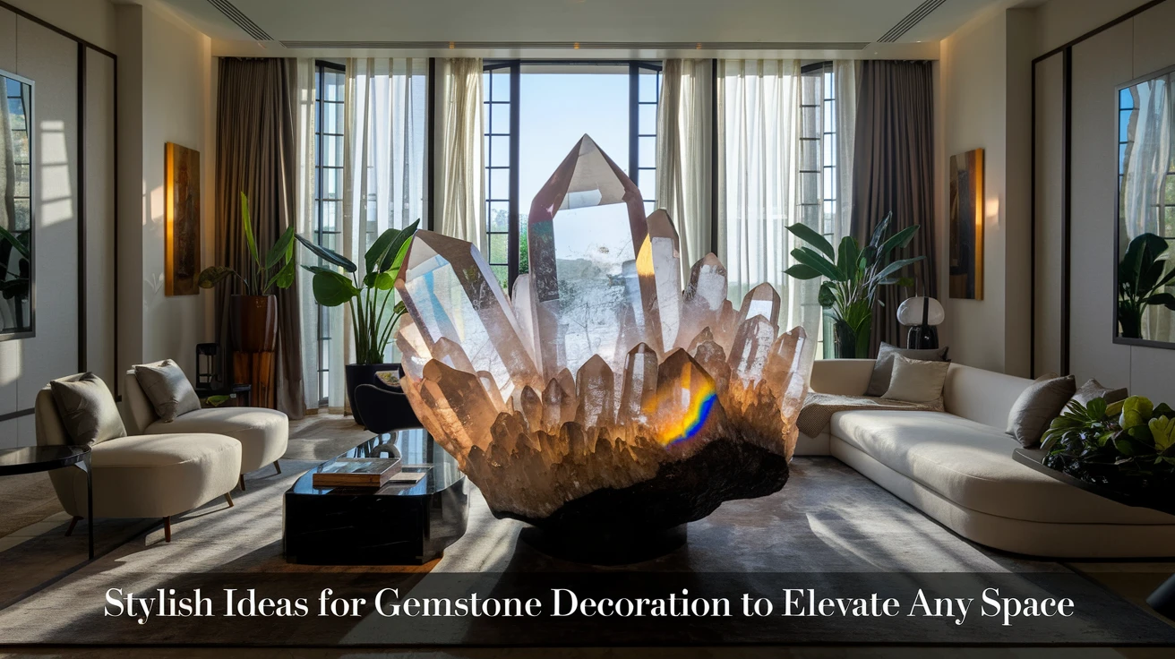 Stylish Ideas for Gemstone Decoration to Elevate Any Space
