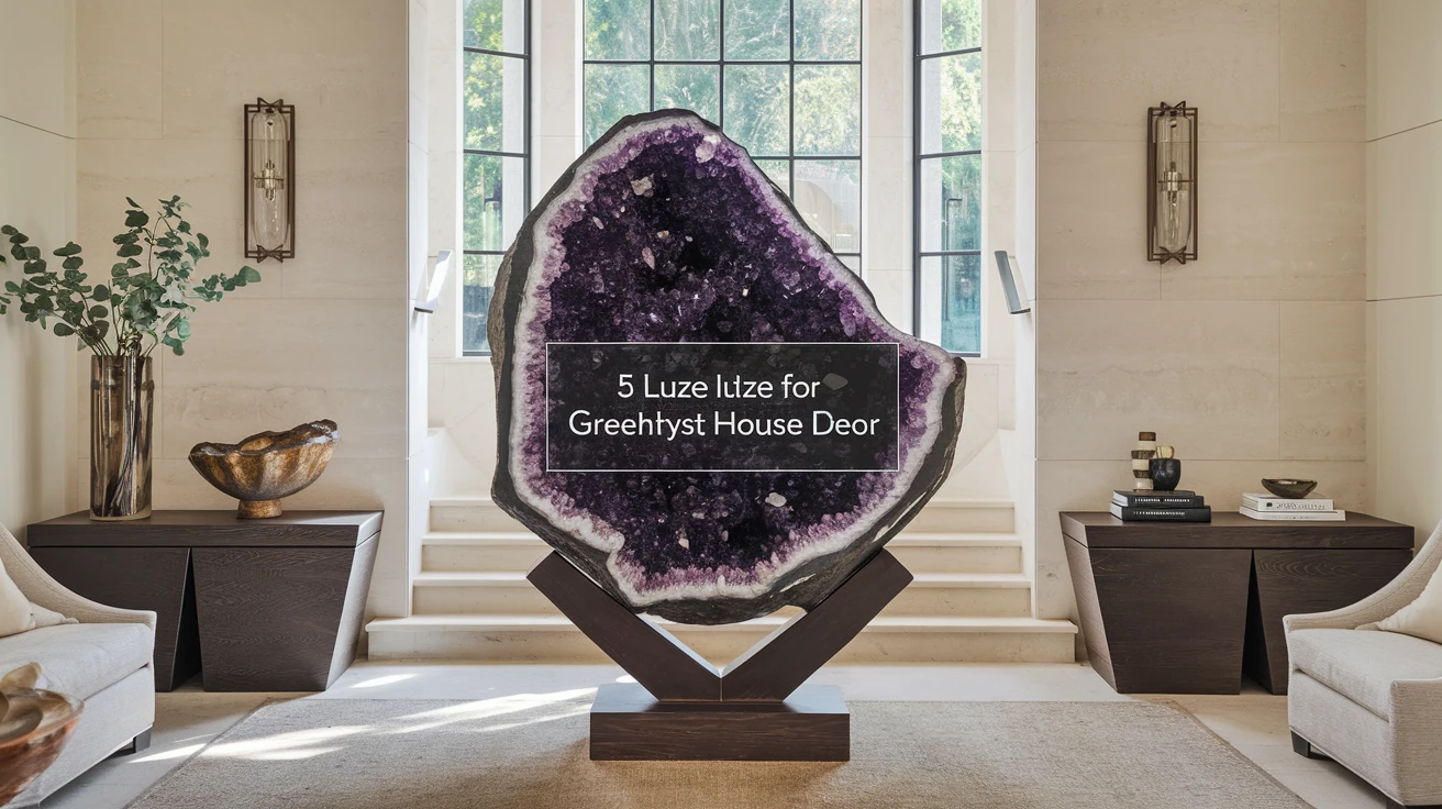 5 Luxe Ideas for Gemstone House Decor