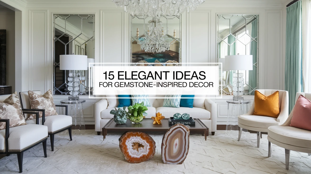 15 Elegant Ideas for Gemstone-Inspired Decor