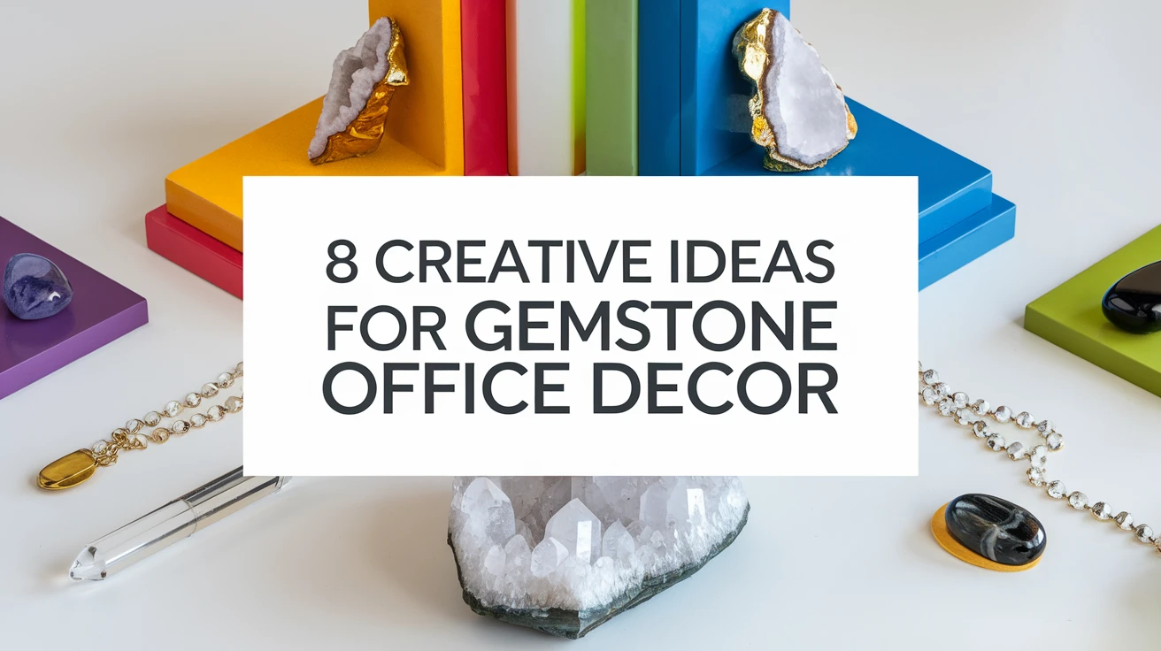 8 Creative Ideas for Gemstone Office Decor