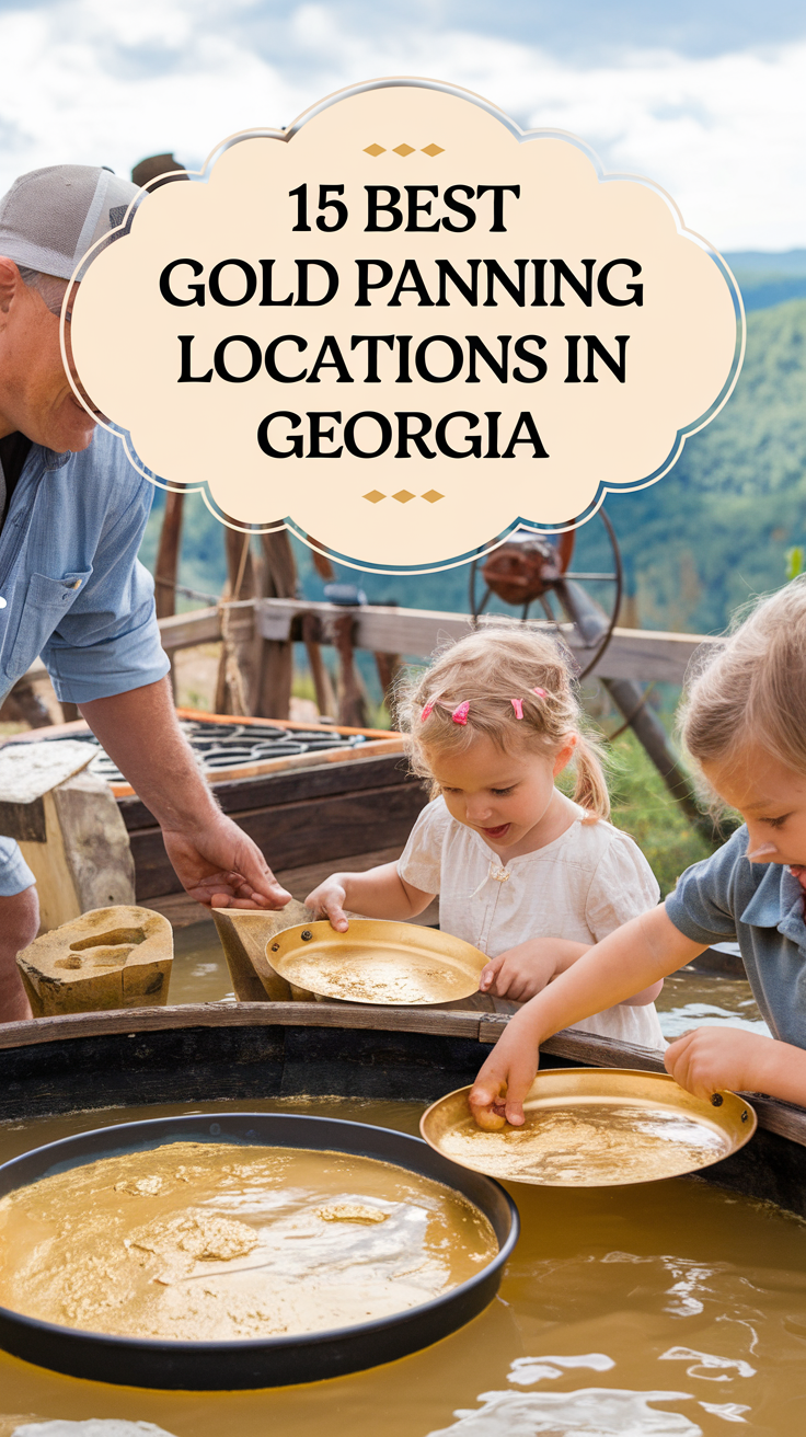15 Best Gold Panning Locations in Georgia