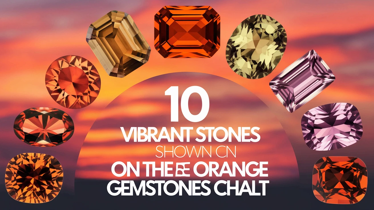 10 Vibrant Stones Shown on the Orange Gemstones Chart