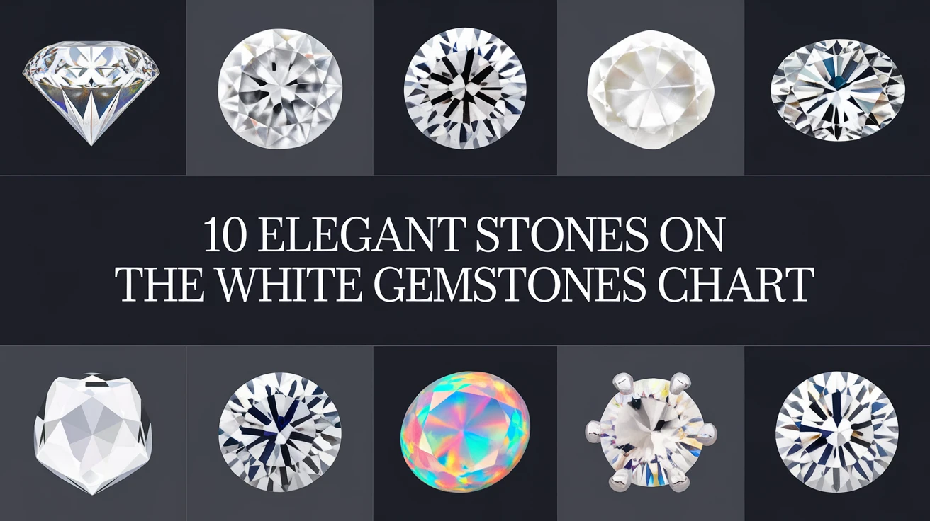 10 Elegant Stones Listed on the White Gemstones Chart