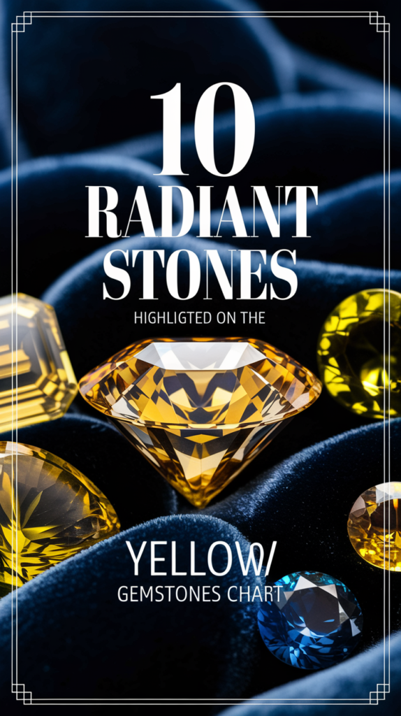 10 Radiant Stones Highlighted on the Yellow Gemstones Chart