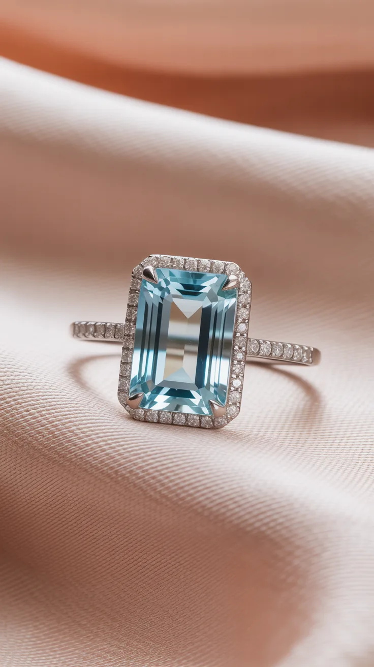 1. Aquamarine Rings illustrative image