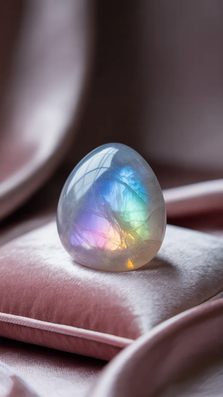 10. Rainbow Moonstone: The Celestial Spectrum