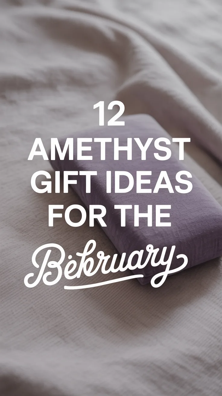 12 Amethyst Gift Ideas for the February Birthstone – Pinterest image