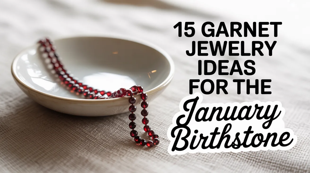 15 Garnet Jewelry Ideas for the January Birthstone hero image
