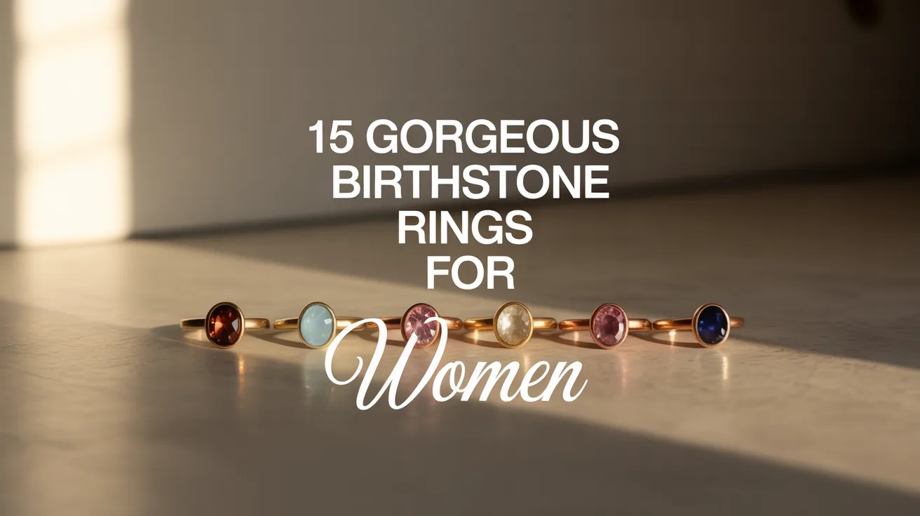 15 Gorgeous Birthstone Rings for Women hero image