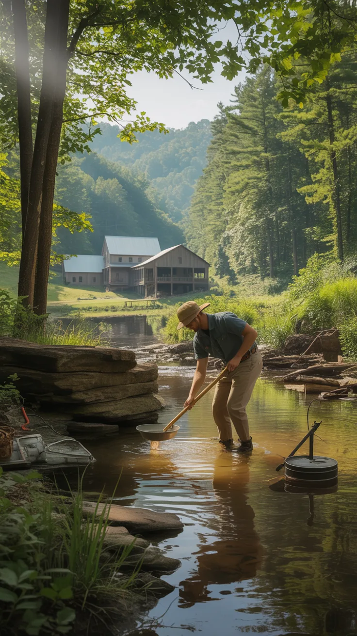 6. Thermal City Gold Mine: Modern Prospecting Convenience
