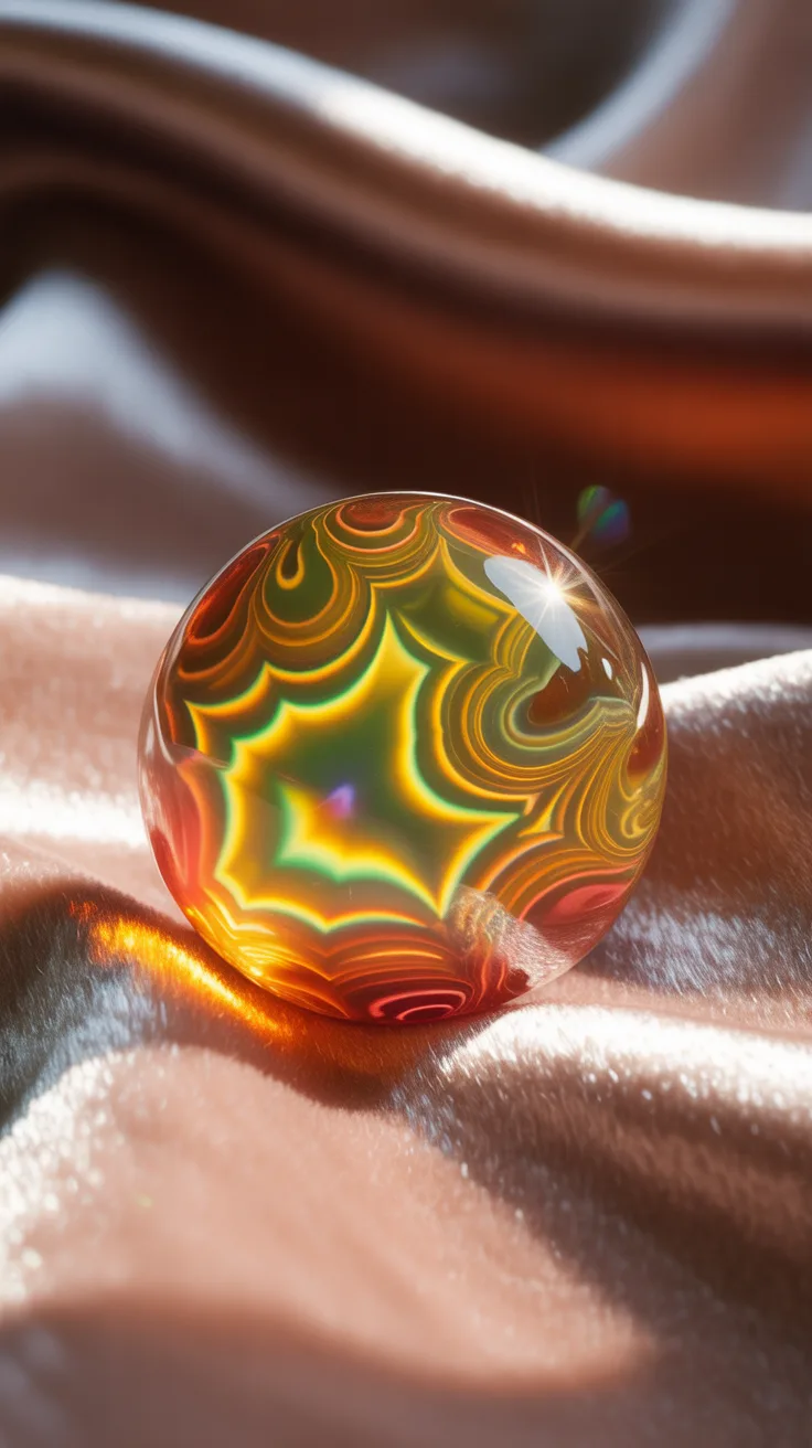 8. Fire Agate: Nature’s Hologram