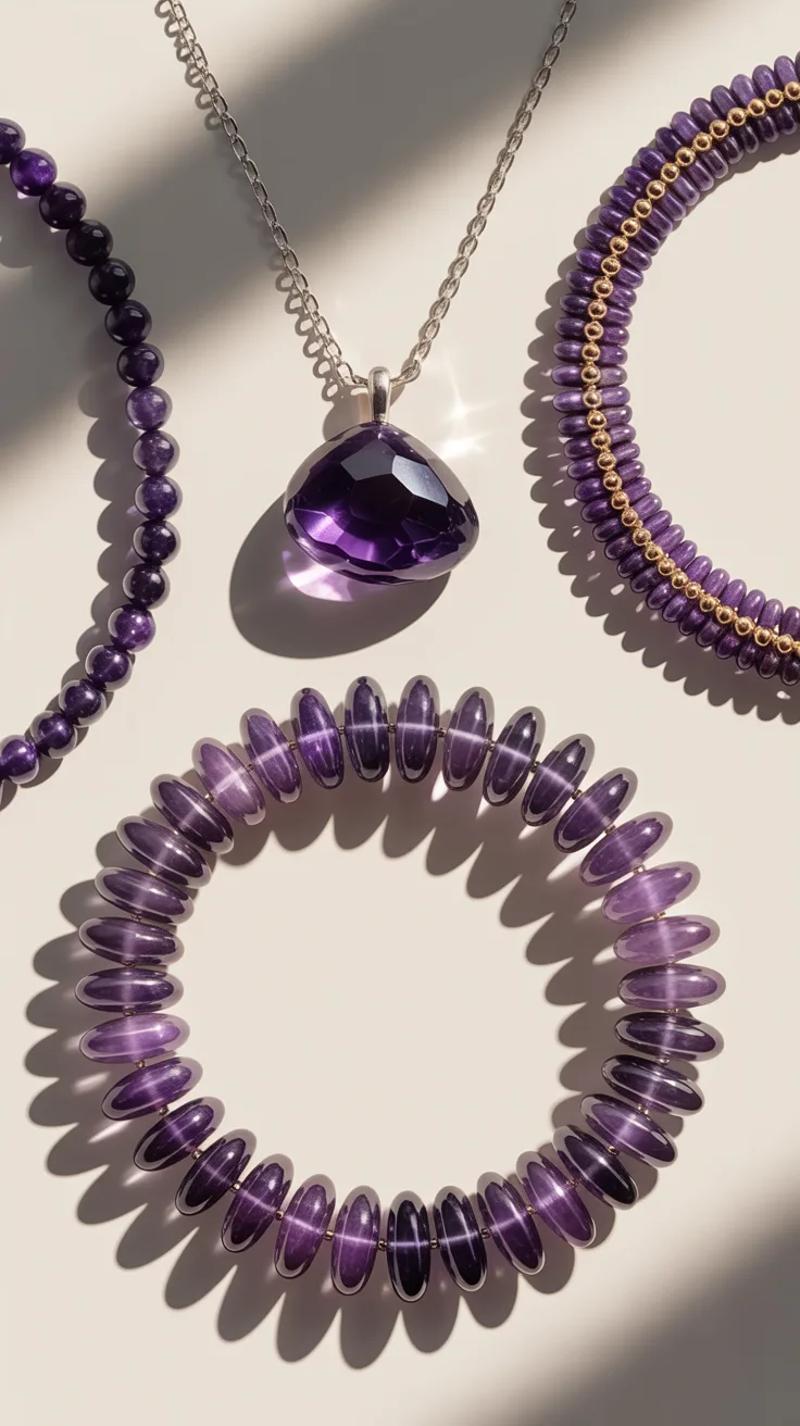 Amethyst Necklaces illustrative image