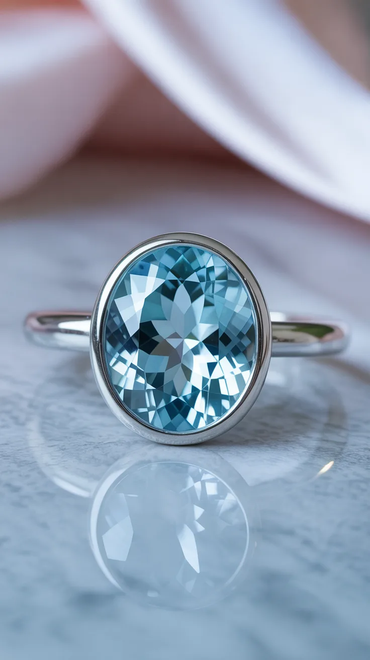 March: Aquamarine illustrative image