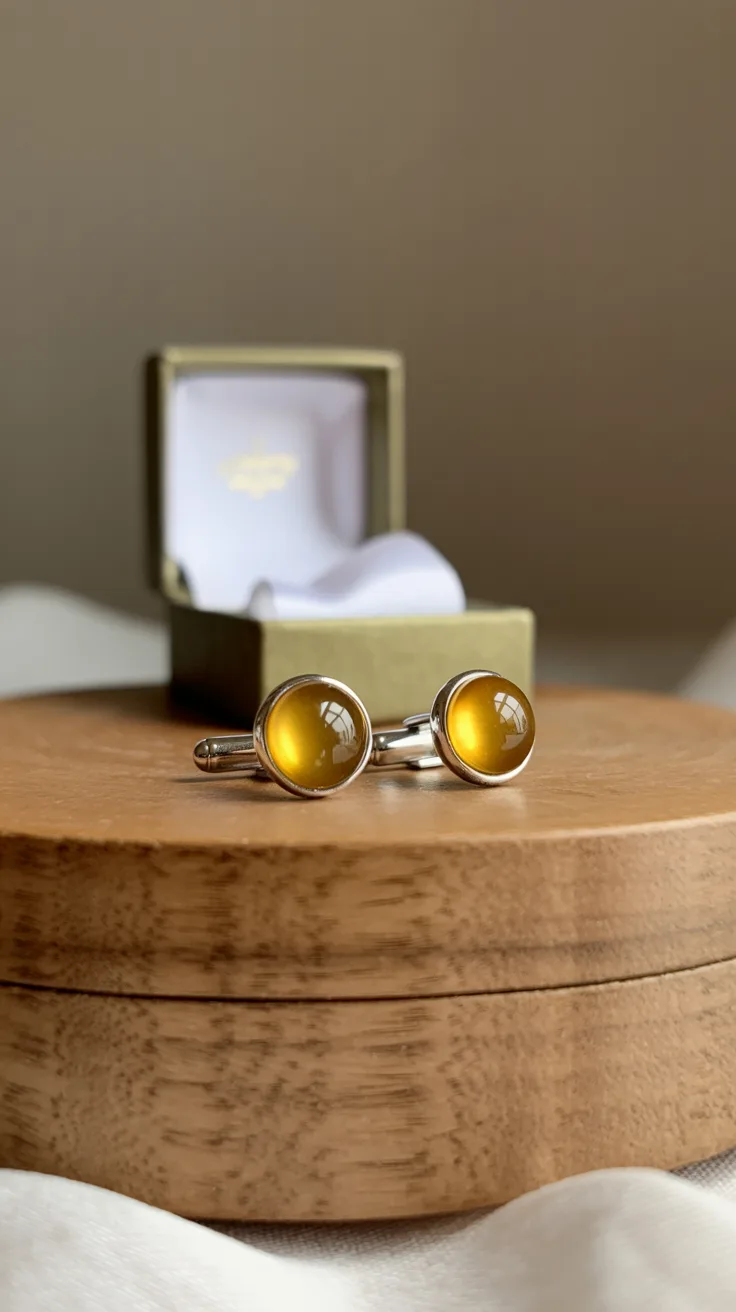 November: Topaz Cufflinks