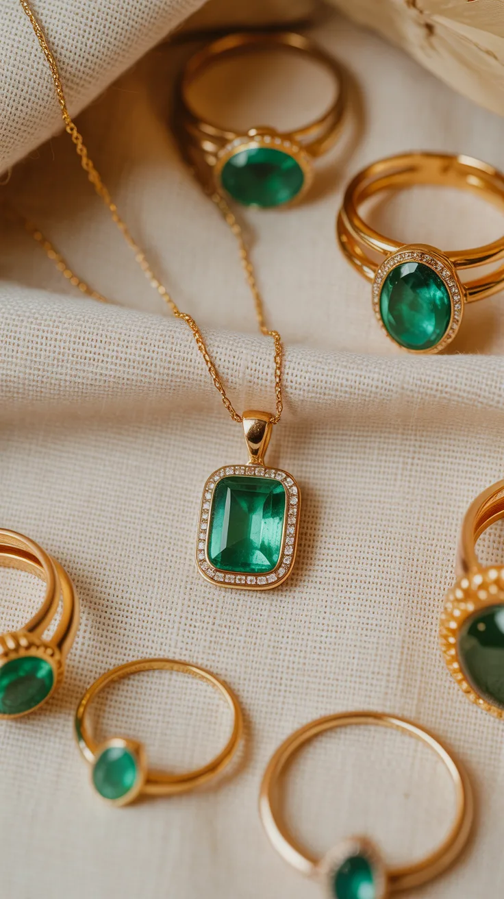 Top 20 Emerald Jewelry Picks illustrative image