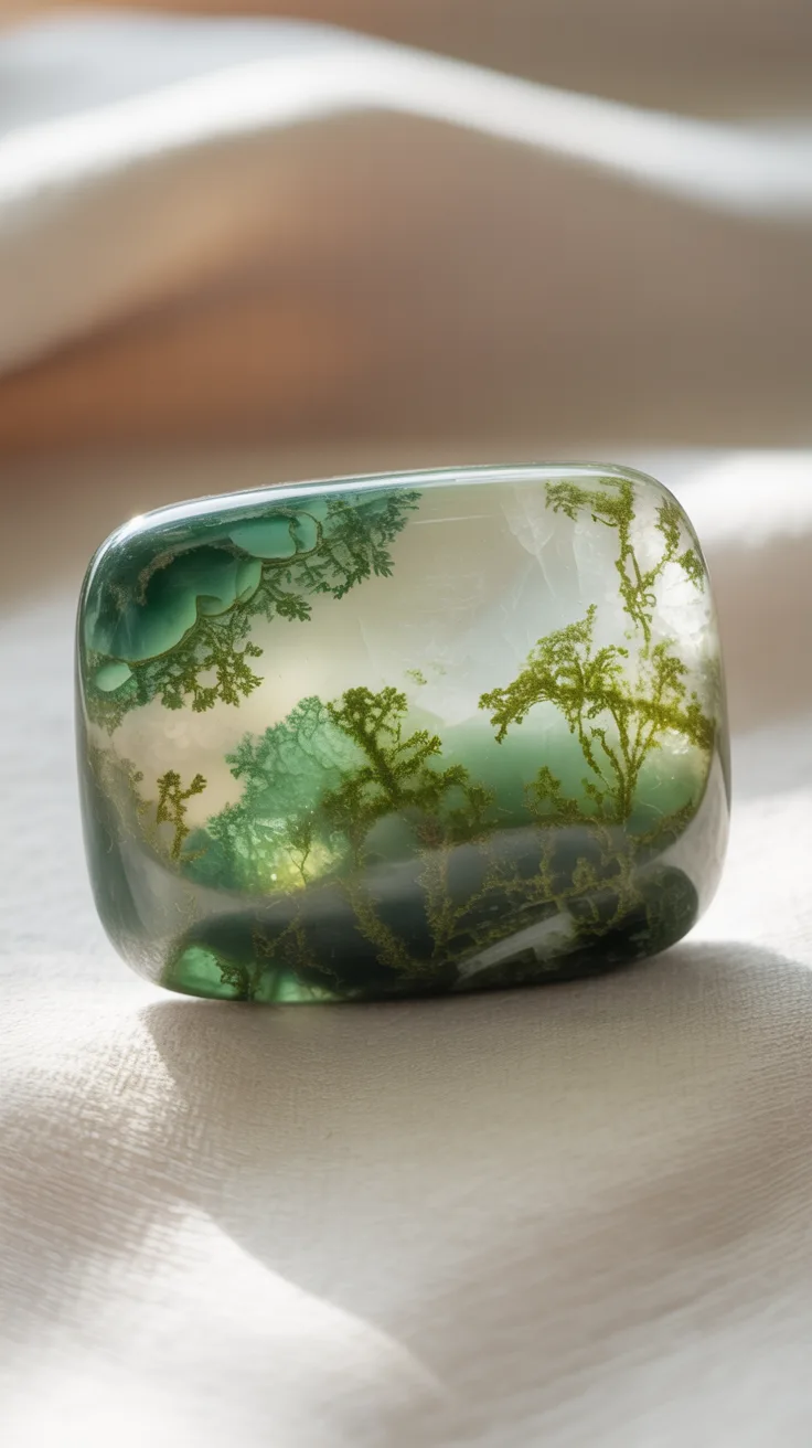 1. Green Moss Agate
