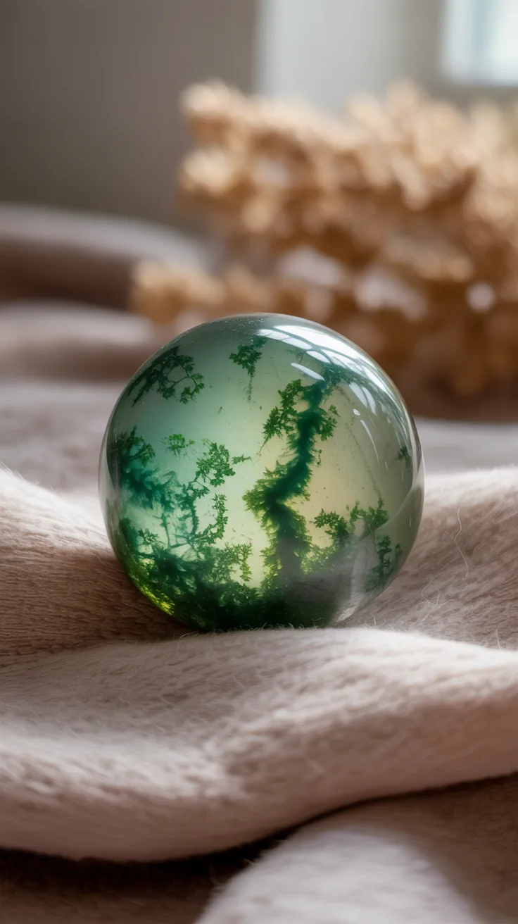 1. Green Moss Agate