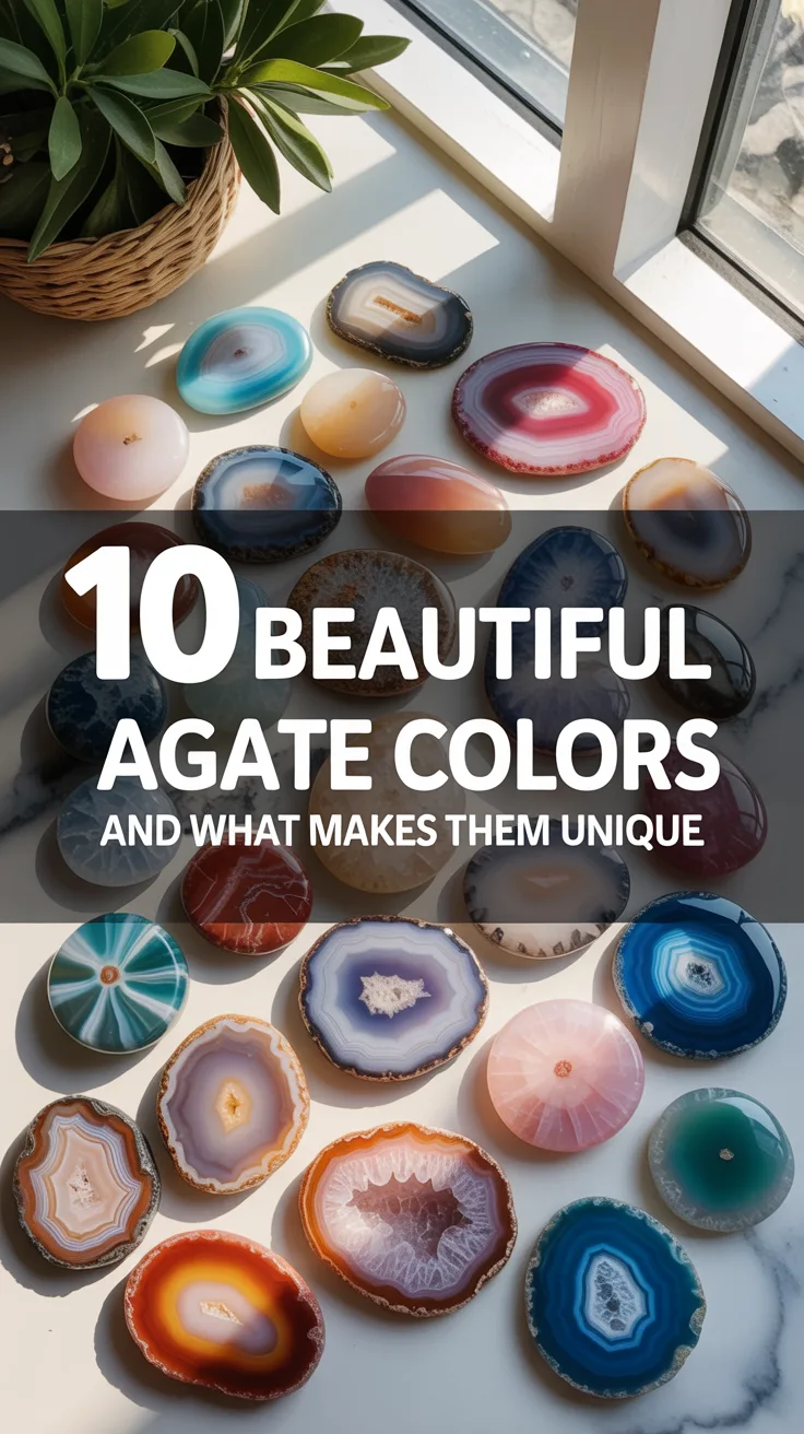 10 Beautiful Agate Colors and What Makes Them Unique – Pinterest image