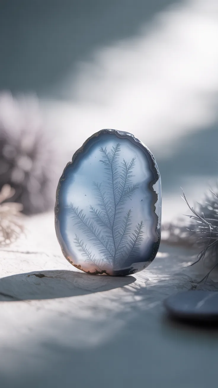 2. Blue Moss Agate