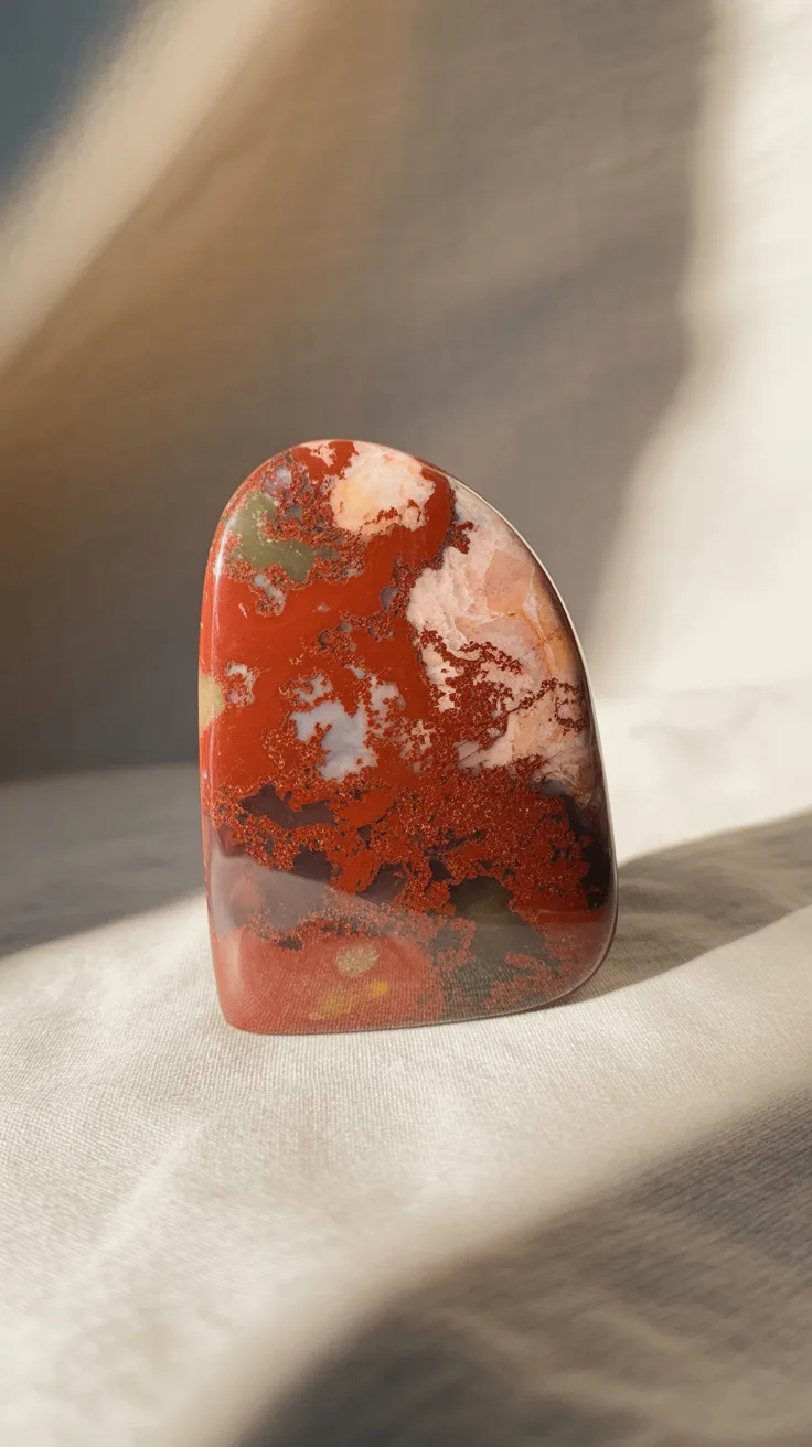 3. Red Moss Agate