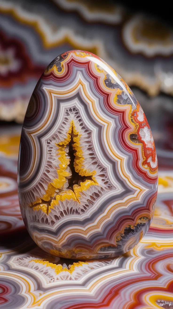 5. Crazy Lace Agate