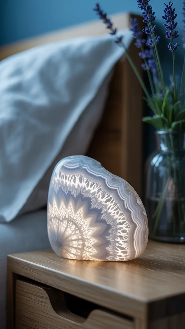 1. White Lace Agate