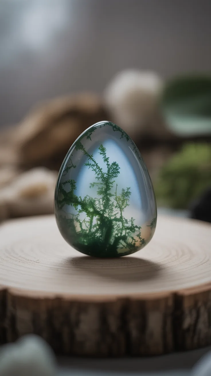 10. Moss Agate