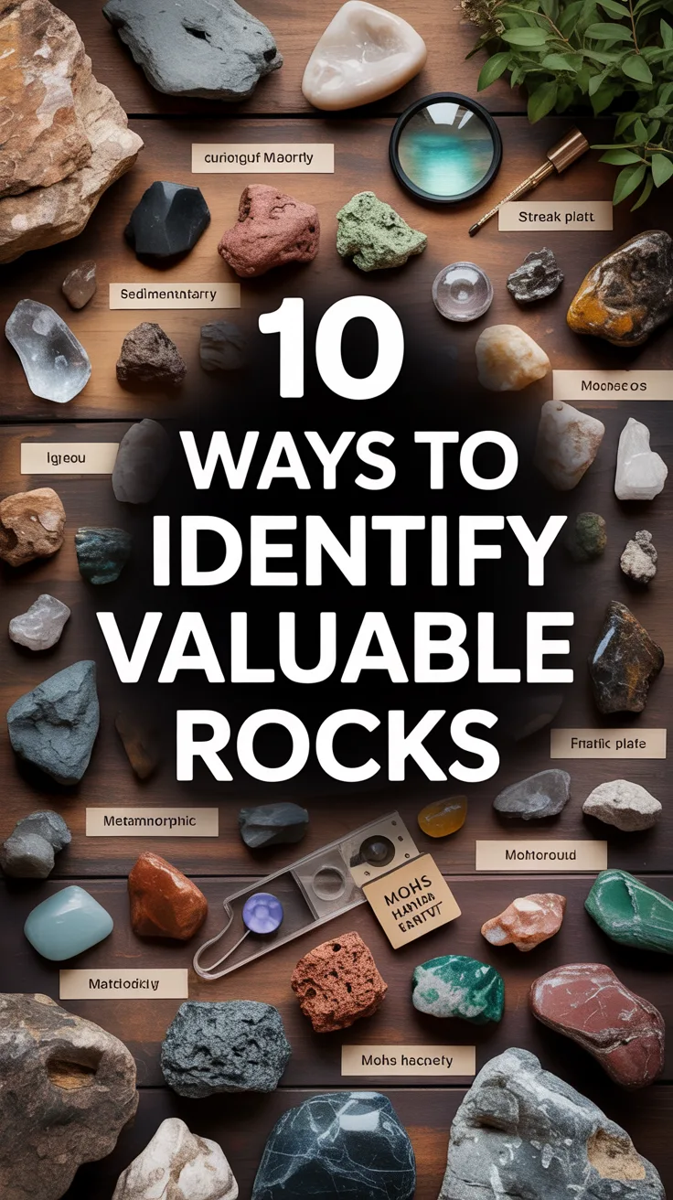10 Ways to Identify Valuable Rocks – Pinterest image
