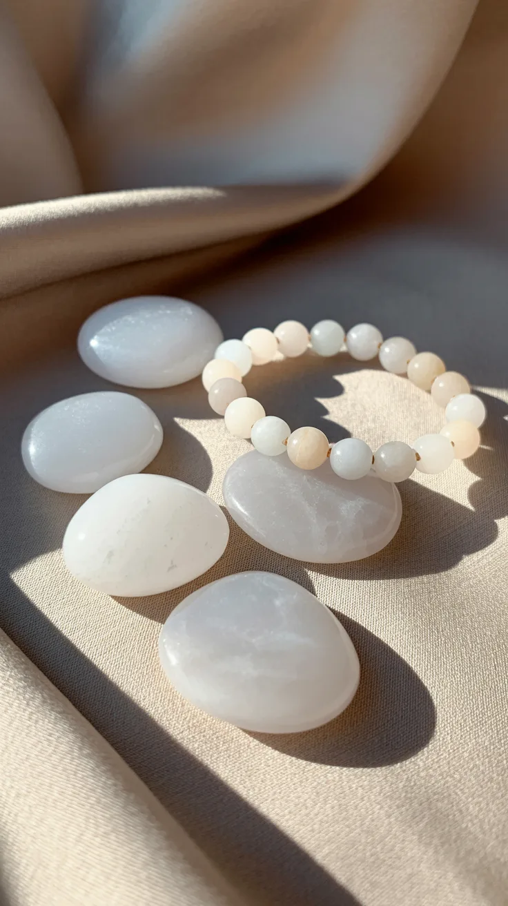 4. Frosted White Agate
