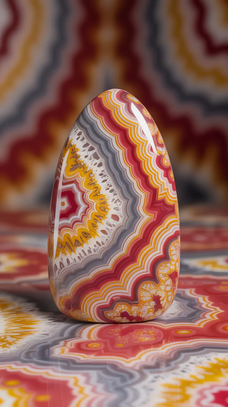 5. Crazy Lace Agate