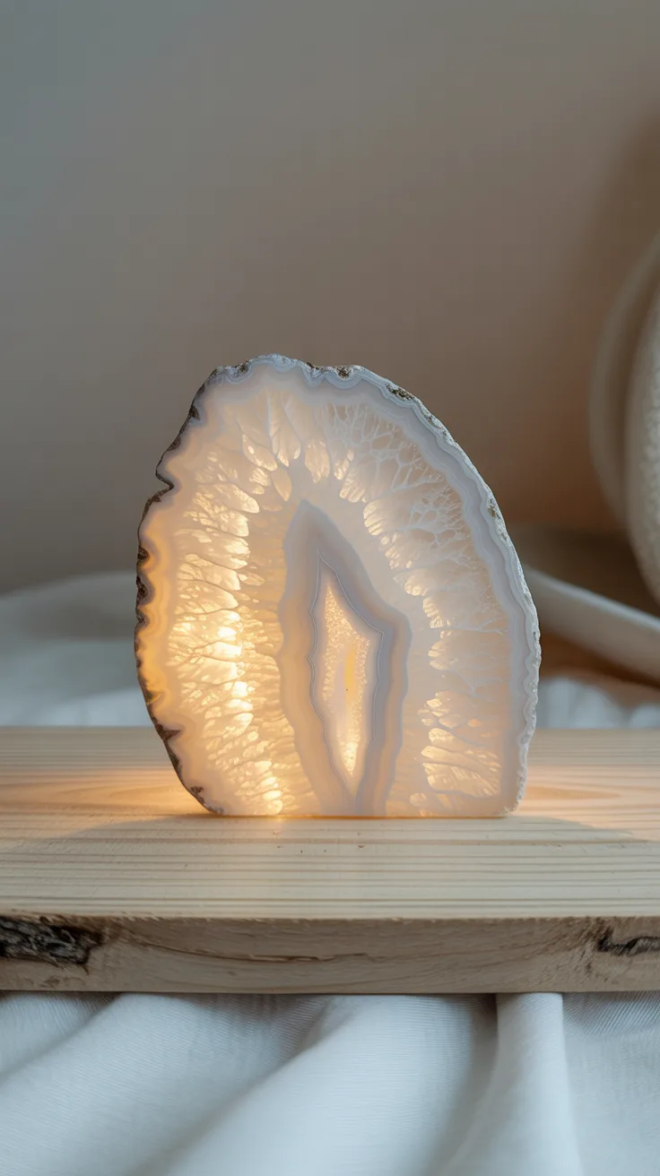 5. Translucent White Agate