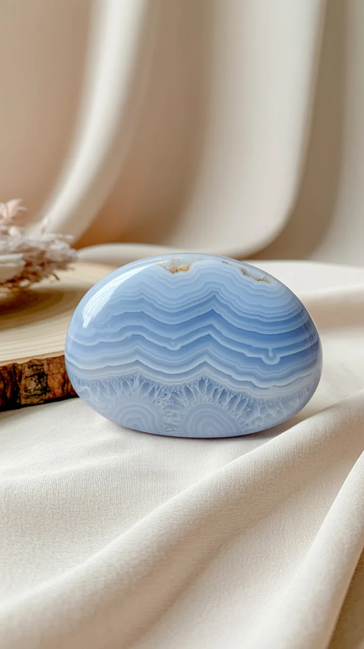 6. Blue Lace Agate